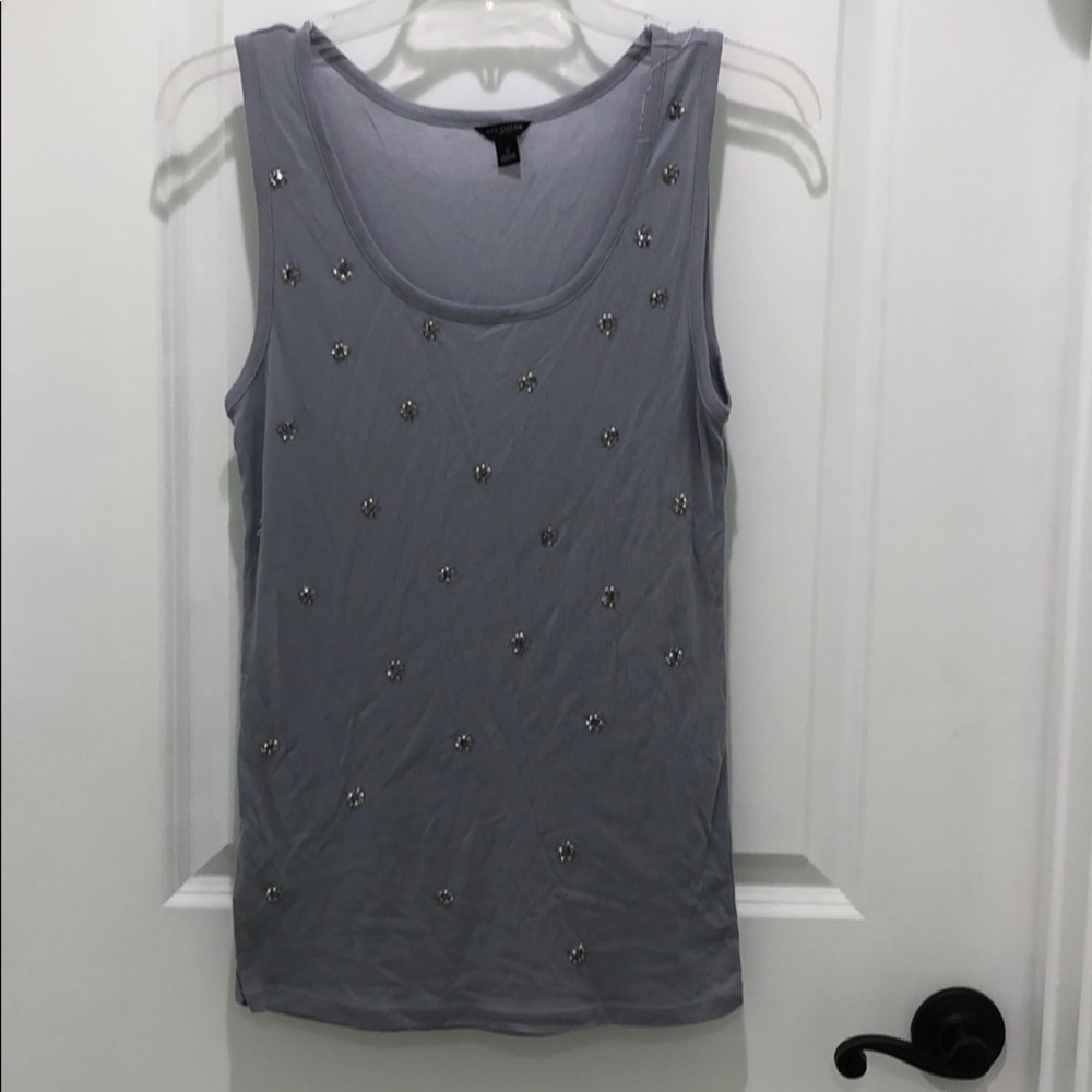 Ann Taylor bejeweled tank top